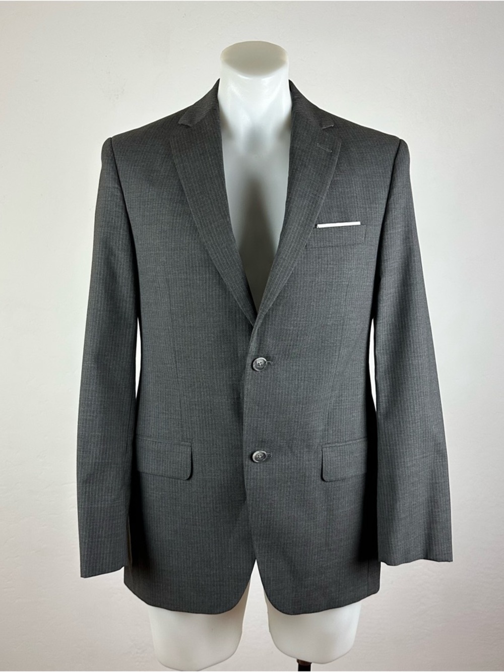 Jack Victor Virgin Wool Pinstripe Sport Coat